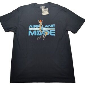 Derrick Jones Jr AIRPLANE MODE Men XL BreakingT NBPA Black T-Shirt‎ NEW
